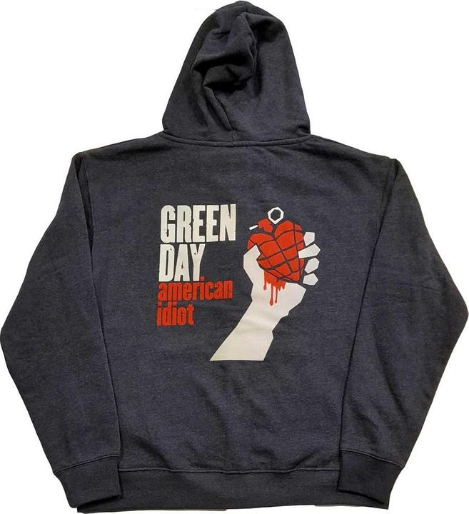 Produktbild Green Day American Idiot Hoodie mit durchgehendem Reissverschluss (L)