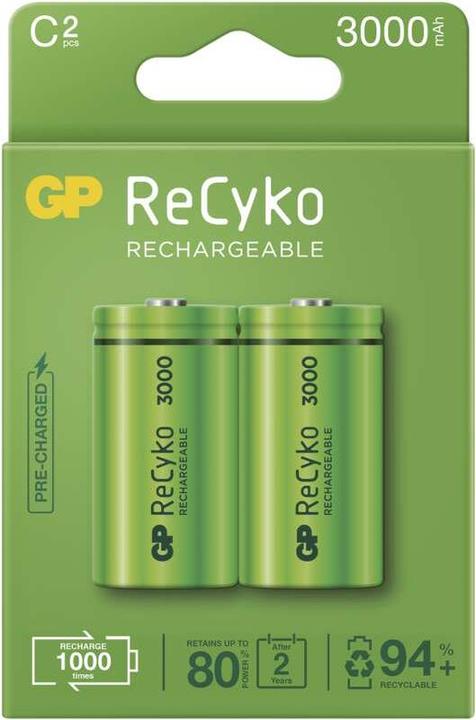 GP Batteries B2133 household battery C Nickel-Metal Hydride (NiMH) (2 Stk., C, 3000 mAh)