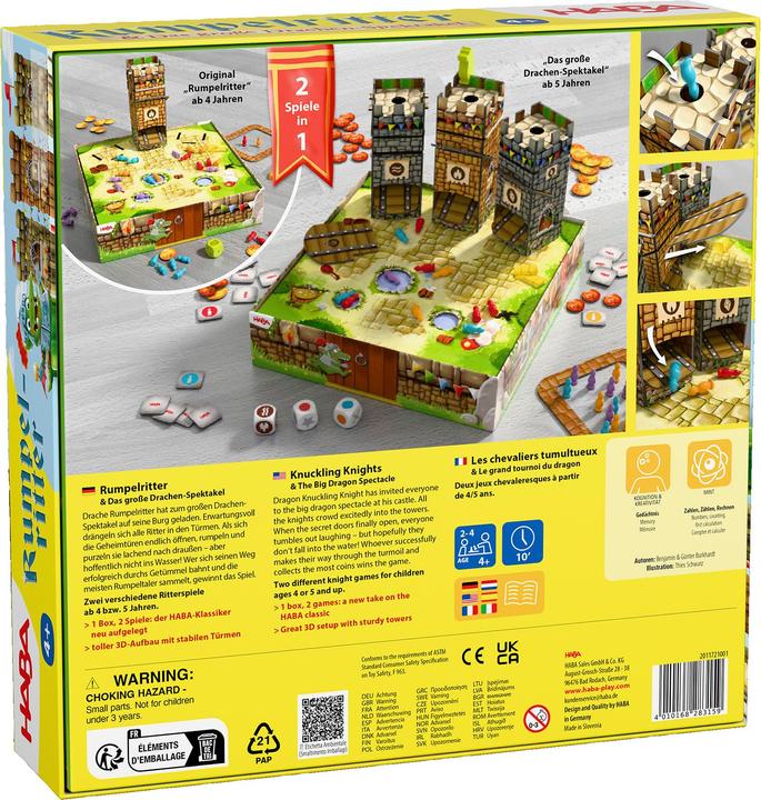 Actual product image Haba Rumpelritter & The great dragon spectacle (German)