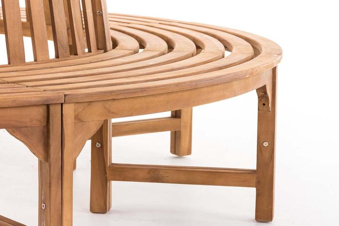 Produktbild Swisshandel24 Baumbank Novum rund 250 cm, teak