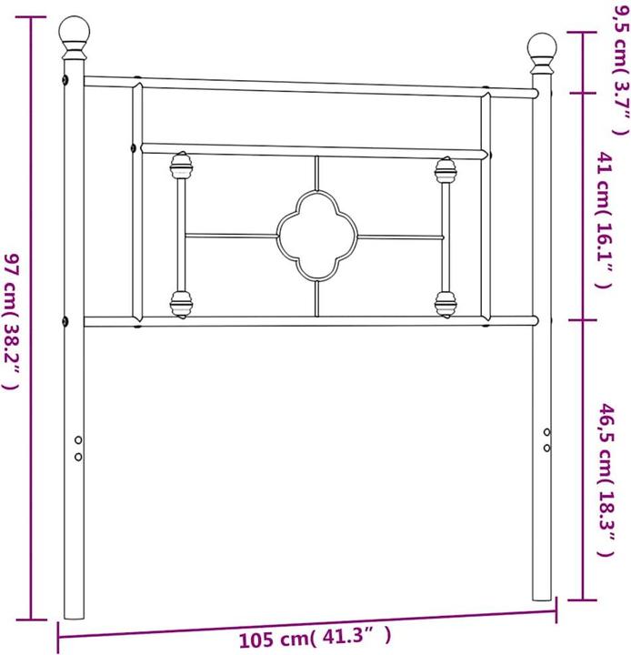 Actual product image VidaXL Jana (105 x 3 x 97 cm)
