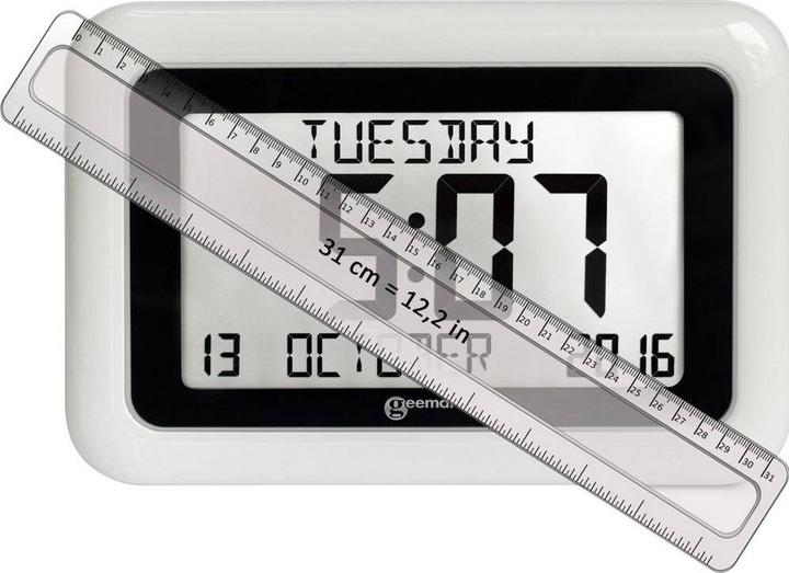 Actual product image Geemarc Quartz radio-controlled clock