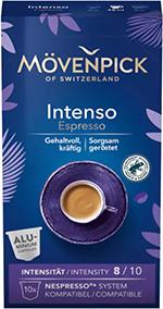 Actual product image Mövenpick Intenso Espresso (10 x Port.)