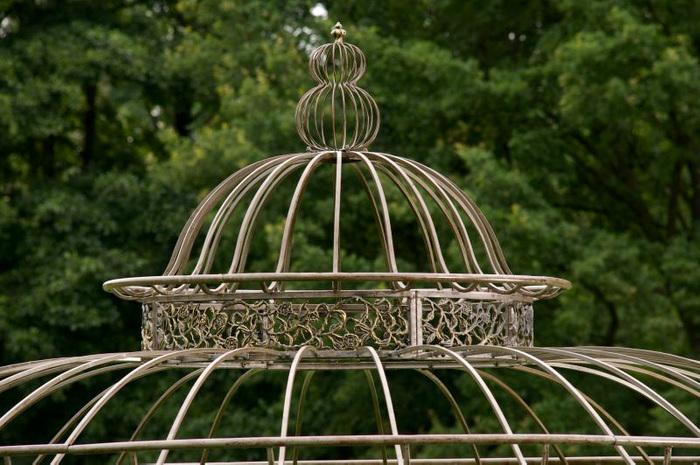 Produktbild Swisshandel24 Luxus Pavillon Romantik rund 350 cm bronze (350 cm, 350 cm)