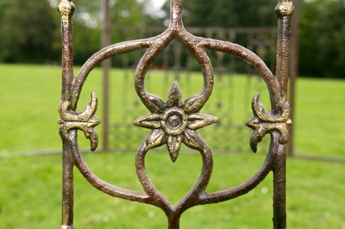 Produktbild Swisshandel24 Luxus Pavillon Romantik rund 350 cm bronze (350 cm, 350 cm)