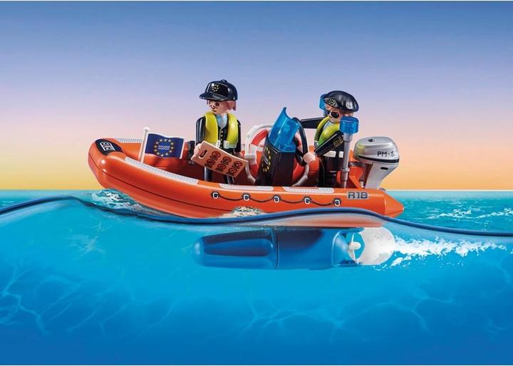 Image du produit Playmobil Grand porte-conteneurs avec bateau douanier (70769, Playmobil City Action)