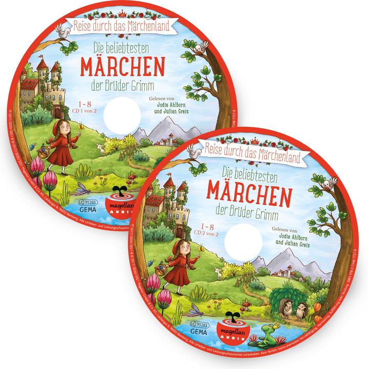 Produktbild Reise durch das Märchenland - Die beliebtesten Märchen der Brüder Grimm (Audio-CD) (Jacob und Wilhelm Grimm, Jodie Ahlborn, Rusalka Reh, Larisa Lauber, Rainer Bielfeldt, Deutsch)