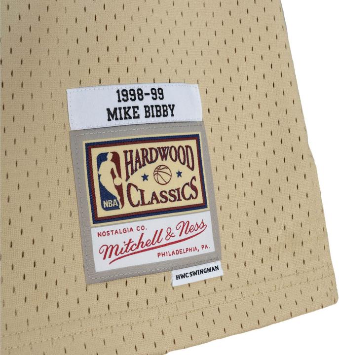 Produktbild Mitchell & Ness Swingman Khaki Jersey Vancouver Grizzlies Mike Bibby - M (M)