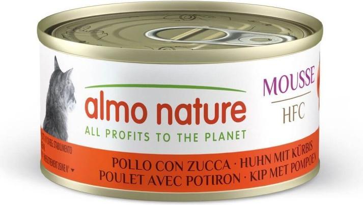 Produktbild Almo Nature HFC Mousse Huhn mit Kürbis, Nassfutter für Katzen (70g) (Adult, 70 g)