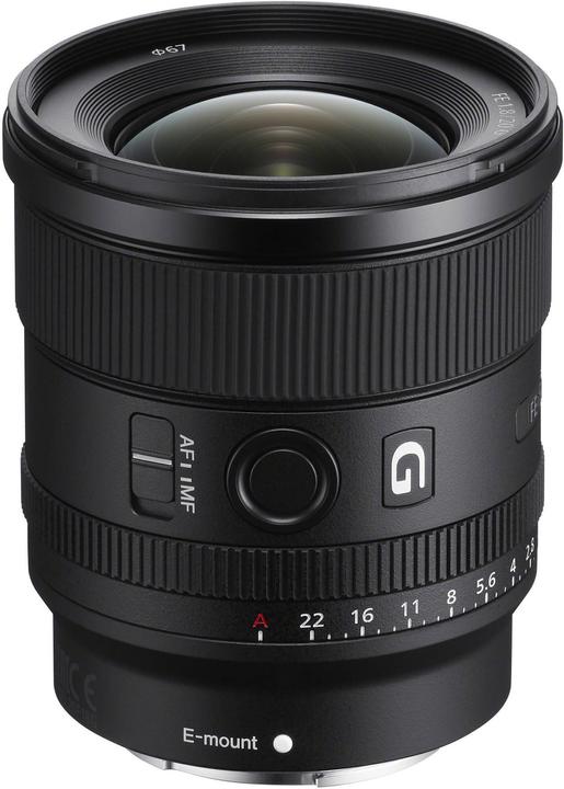 Actual product image Sony FE 20mm f/1.8 G (Sony E, full size)