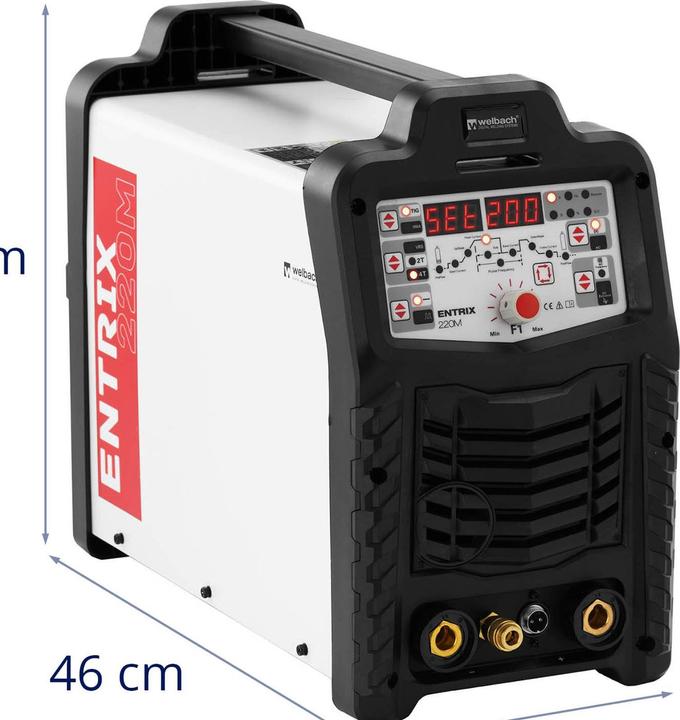 Produktbild Stamos ALU Schweissgerät WIG AC/DC MMA Puls 200 A IGBT Digital Memory E-Hand welbach
