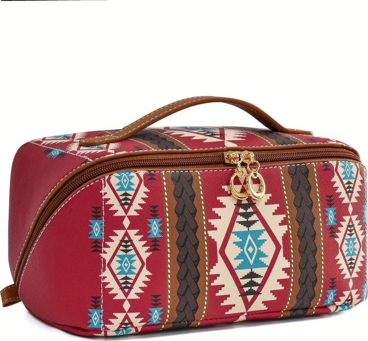 Only-Bags.Store Ethnischer Stil Kosmetiktasche, tragbare Reisekosmetiktasche, Toilette Waschmaschine Veranstalter