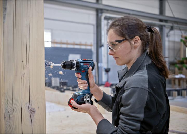 Actual product image Bosch Professional GSB 18V-90 C cordless impact drill (2x4.0Ah ProCore, GAL 18V-40, L) (Rechargeable battery operated)