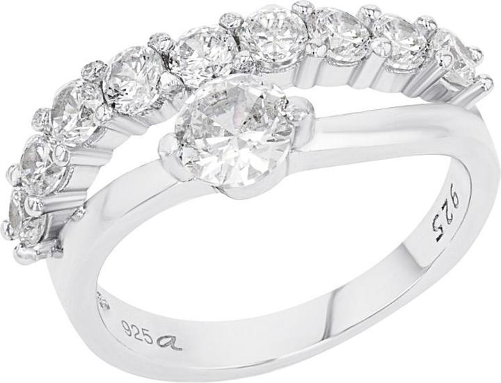 Amor Ringe für Damen, 925 Sterling Silber, Zirkonia synth. (52, 925 Silber)