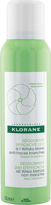 Actual product image Klorane Deodorant 24 h with white mallow (Spray, 125 ml)