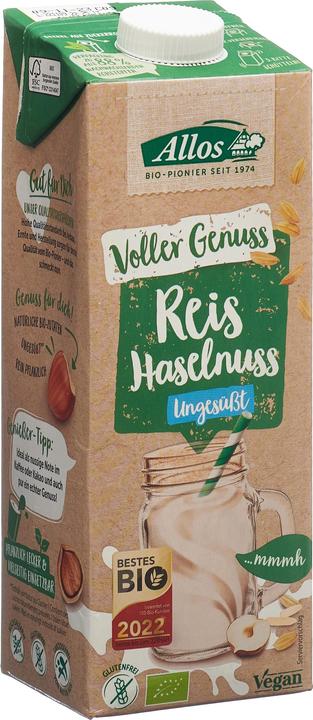Immagine prodotto Allos Bevanda alla nocciola di riso (1 x 100 cl)