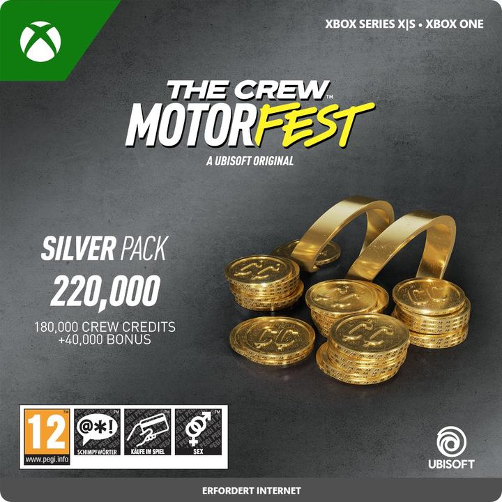 Microsoft Xbox The Crew Motorfest VC Slvr Pck Download Code