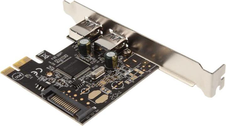Produktbild InLine Schnittstellenkarte (inkl. LP), 2x USB 3.0 mit SATA Strom - PCIe