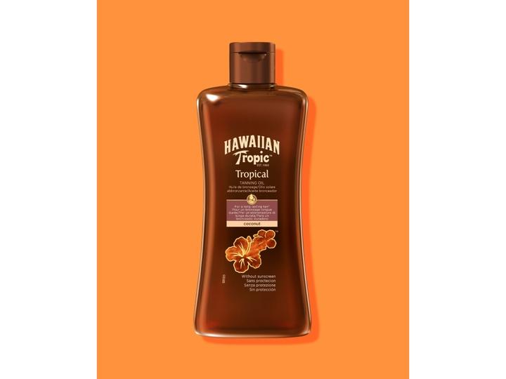 Actual product image Hawaiian Tropic Tropical Tan Oil Dark (Self tanning oil, 200 ml)