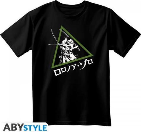 Produktbild ABYstyle One Piece T-Shirt (S) Black Unisex: Roronoa Zoro (S)