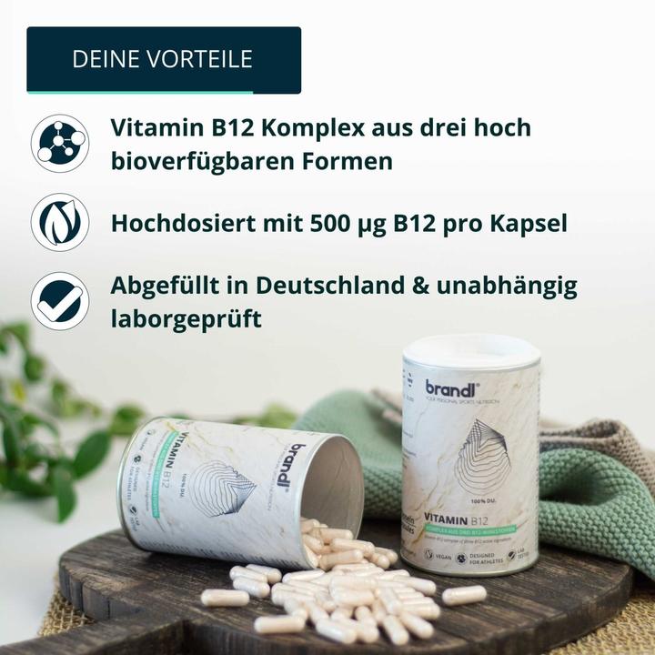 Produktbild Brandl-Nutrition Vitamin B12 Vegan (1 Stück, Kapseln, 45 g)
