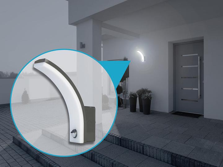 Actual product image Lunartec Set of 2 LED Outdoor Wall Light PIR Sensor (2300 lm, IP65)
