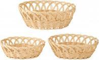 Image du produit IKO Paniers en osier ovale h = 9,5-13cm b = 29-39cm en (3 x)