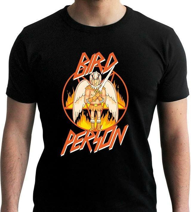 Actual product image ABYstyle RICK AND MORTY - Tshirt Birdperson man SS black - new fit (XL)