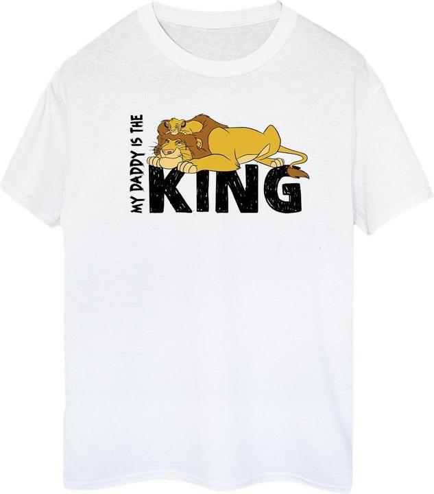 Actual product image Disney Womens/Ladies The Lion King Daddy Is King Cotton Boyfriend T-Shirt (XL)