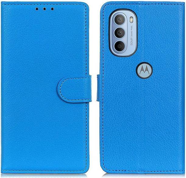 Produktbild MU Classic Litchi Leder Bookcover Series (Motorola Moto G41, Motorola Moto G31)