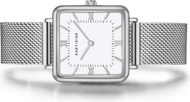Actual product image Eastside Ladies quartz watch Grand stainless steel silver - 23914 (Analogue wristwatch, 40 mm)