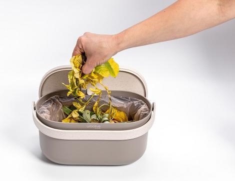 Actual product image Plastia Organic waste container with frame and bags (3.10 l)
