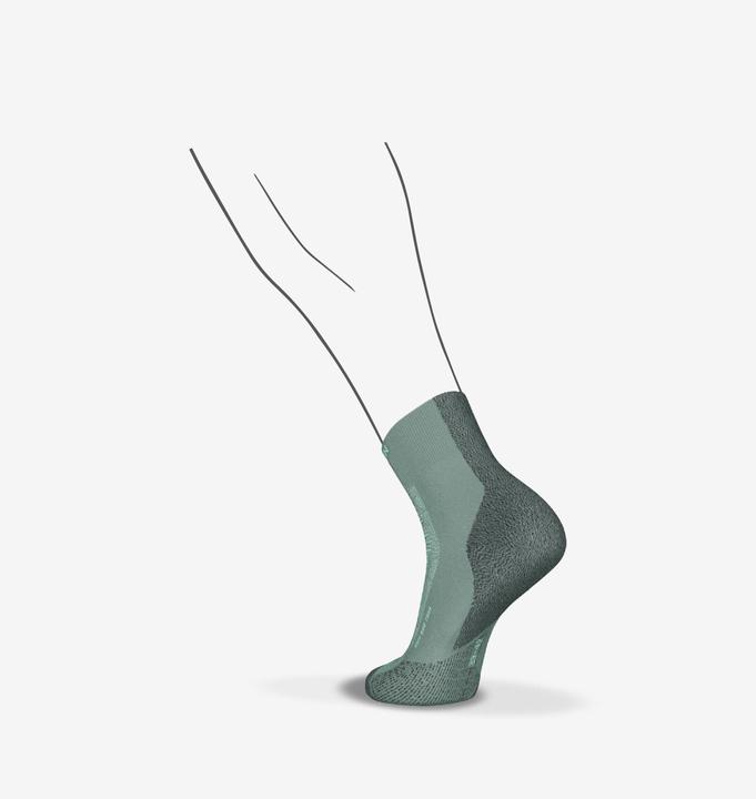Produktbild Kiprun Laufsocken Mid dünn - Run 900 grün (45 - 46)
