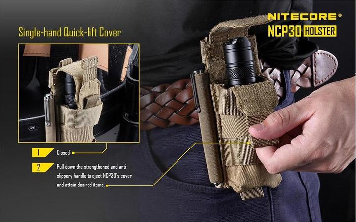 Image du produit Nitecore Étui en nylon NCP30 - noir