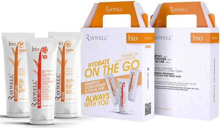Immagine prodotto Raywell Kit da viaggio Bio HIDRA Idratazione in movimento (Set per la cura dei capelli)