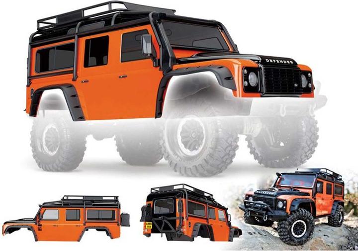 Immagine prodotto Traxxas Corpo, Land Rover Defender, Adventure Edition arancione/nero