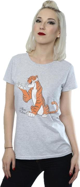 Actual product image Disney Womens/Ladies The Jungle Book Classic Shere Khan Cotton T-Shirt (XL)