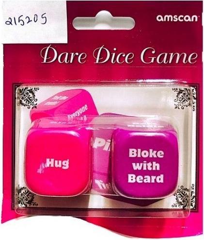 Actual product image Amscan Dare Dice Game (Pack of 2)