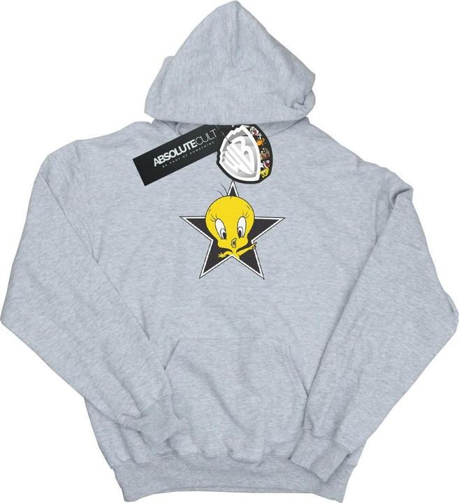 Actual product image Looney Tunes Womens/Ladies Tweety Pie Star Hoodie (M)