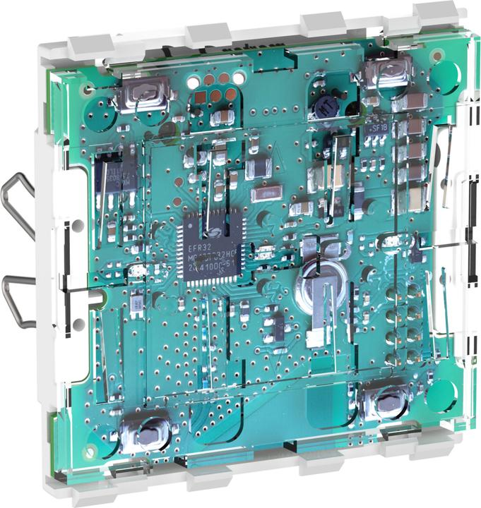 Merten Connected MEG5126-0300 Module bouton-poussoir double Système M