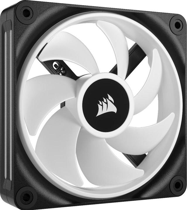 Actual product image Corsair iCUE LINK QX120 RGB 120 mm PWM fan (black, expansion kit) (120 mm, 1 x)