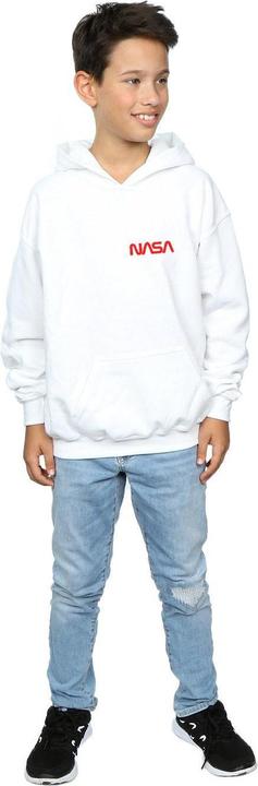 Immagine prodotto Nasa Modern Logo Chest Felpa con Cappuccio Ragazzi (152, 158)