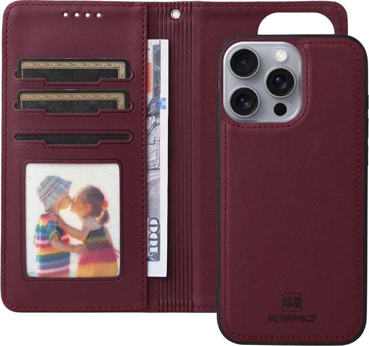Immagine prodotto Cover-Discount iPhone 16 Pro Max - Custodia a portafoglio divisibile 2 in 1 per telefoni cellulari (Apple iPhone 16 Pro Max)