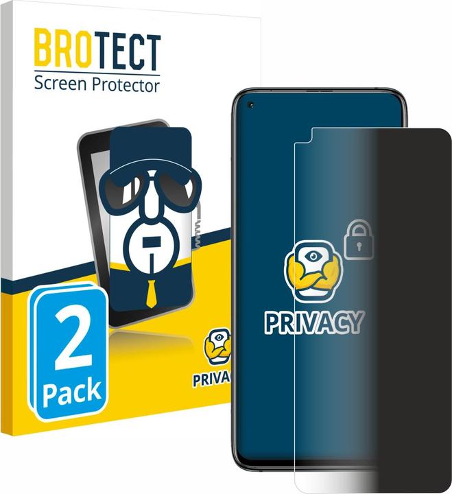 Actual product image BROTECT Anti-spy privacy film Blue light protection film (2 Piece, Xiaomi Mi 10T Pro 5G)