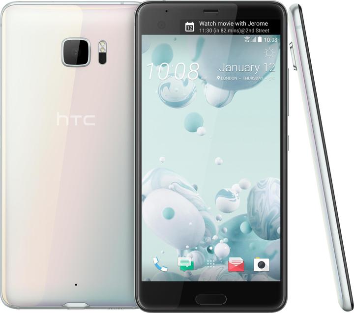 HTC U Ultra (64 GB, Ice White, 5.70", Single SIM, 12 Mpx, 4G)