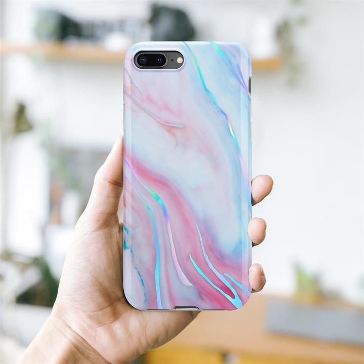 Image du produit Cadorabo Couverture IMD TPU Marbre coloré (Apple iPhone 8 Plus, Apple iPhone 7 Plus, Apple iPhone 7s Plus)