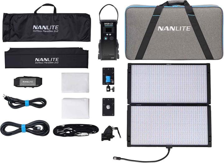 Image du produit Nanlite PavoSlim 240C Panneau LED RGBWW (éclairage de studio, Lumière vidéo, Panneaux lumineux)
