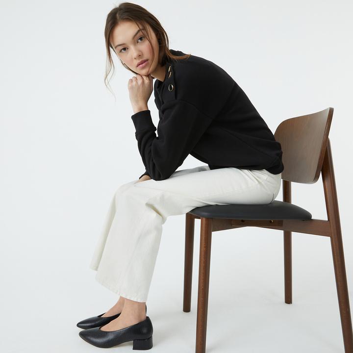 Produktbild La Redoute Collections Sweatjacke mit rundem Ausschnitt (M)