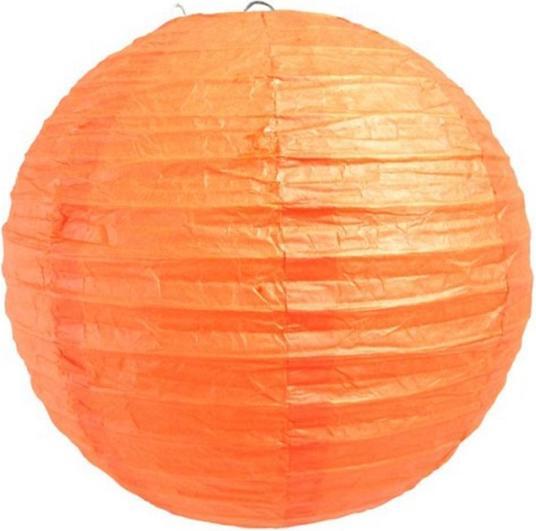 Image du produit Lanterne en papier 30cm orange (1 x)