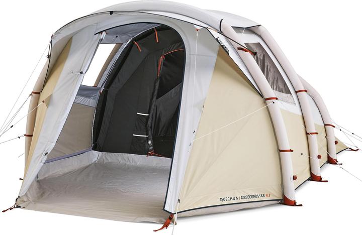 Quechua Air Seconds 4.1 (Aufblasbares Zelt, 15 kg, 4 Personen)